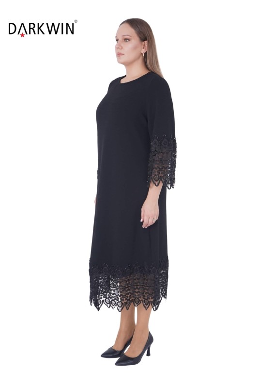 P9316 DARKWIN ELBİSE SIYAH - DARKWIN (1)