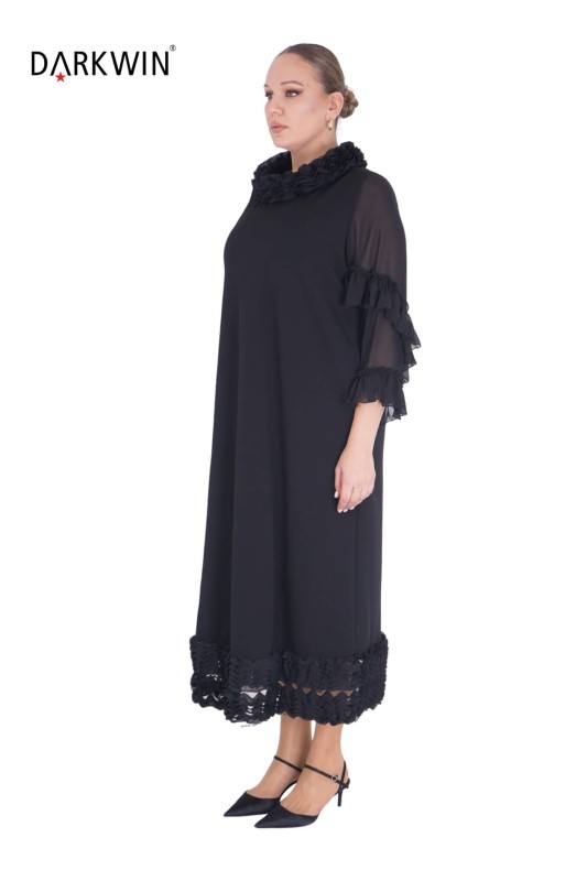 P9367 DARKWIN ELBİSE SIYAH - DARKWIN (1)