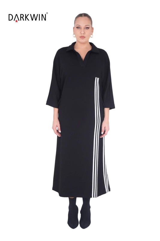 P9386 DARKWIN ELBİSE SIYAH - DARKWIN