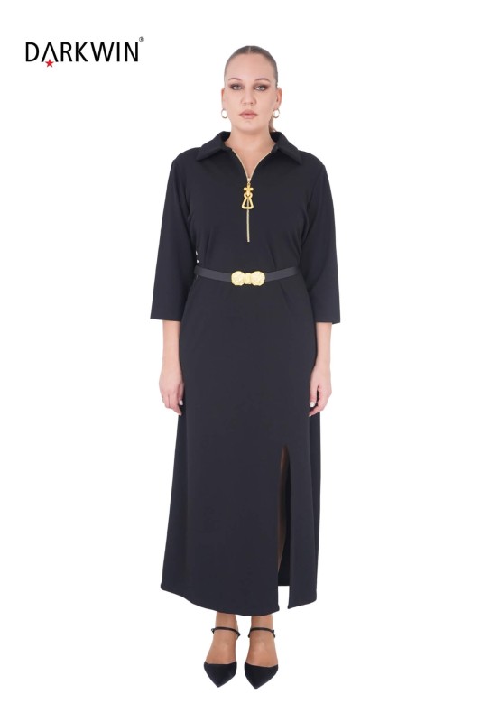 P9392 DARKWIN ELBİSE SIYAH - DARKWIN