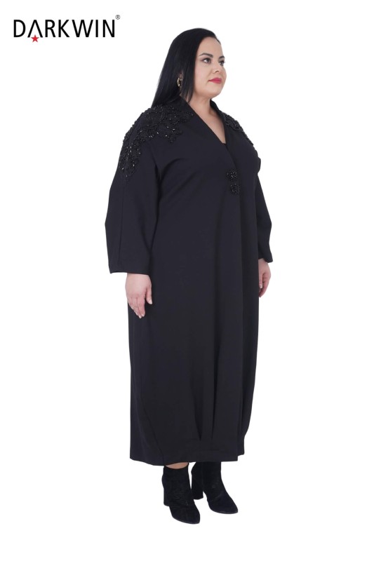 P9396 DARKWIN ELBİSE SIYAH - DARKWIN (1)